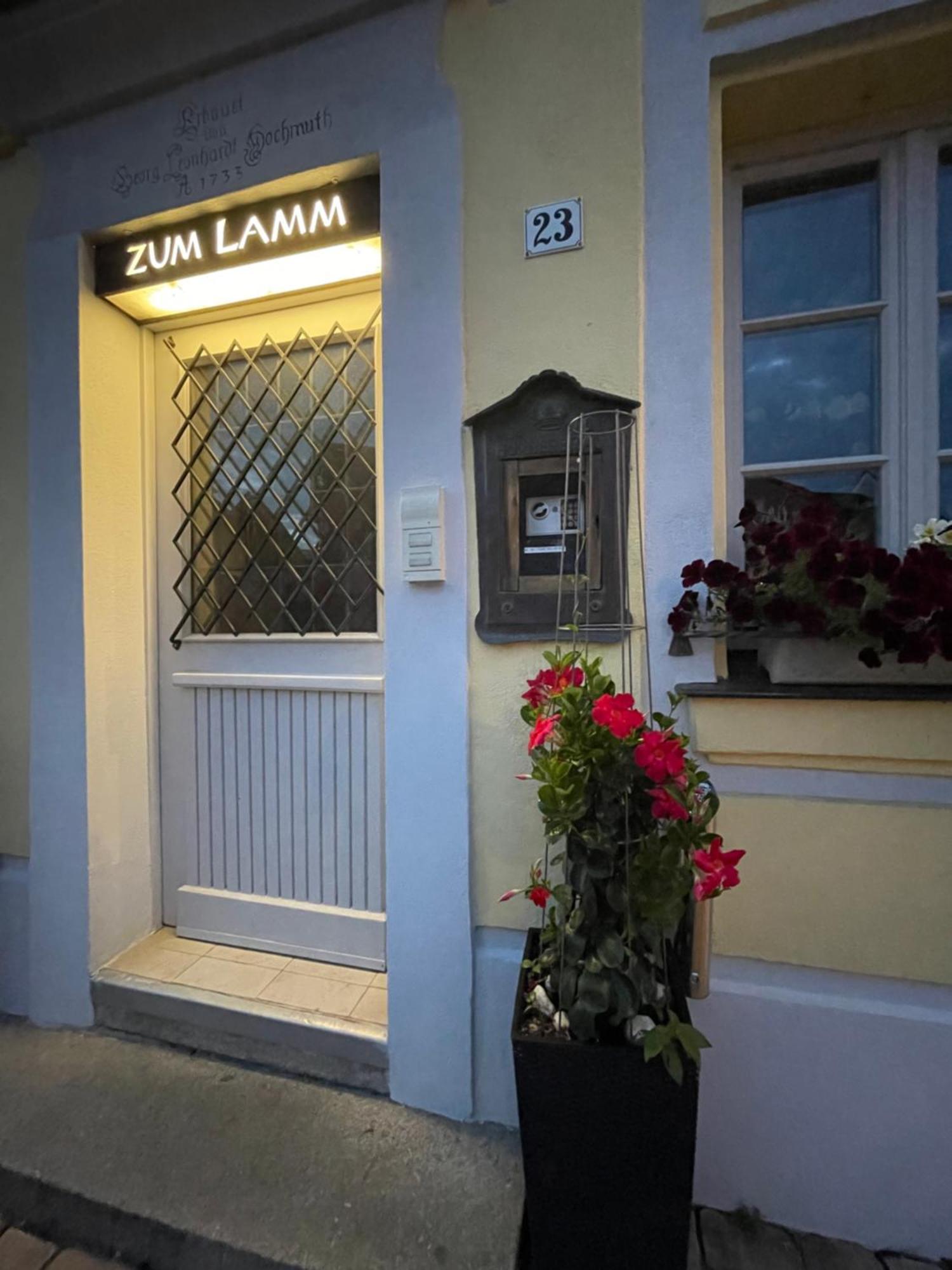 Hotel Zum Lamm Ansbach Exterior photo