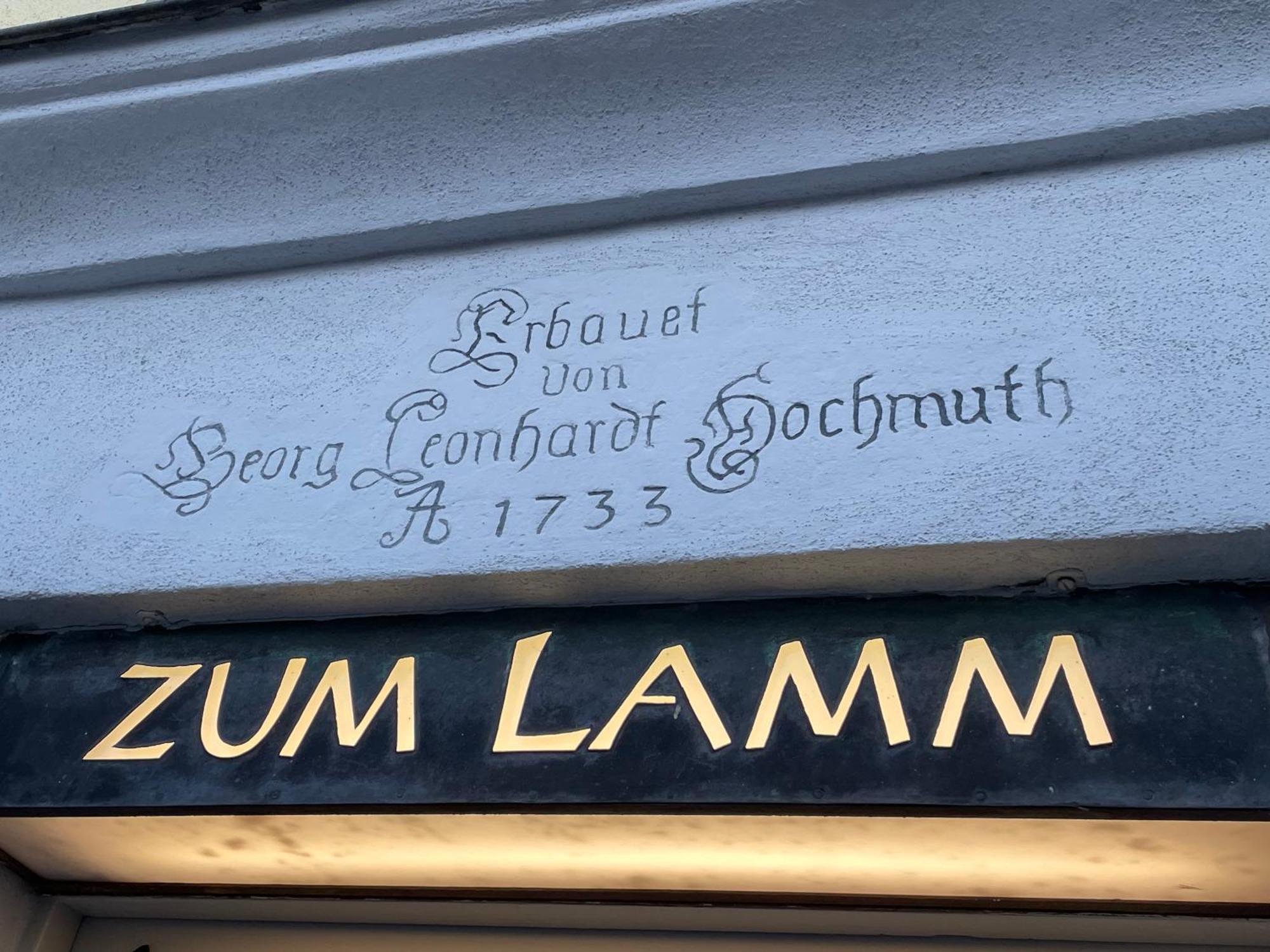 Hotel Zum Lamm Ansbach Exterior photo